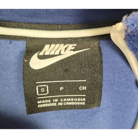 Nike Women's Sz. S Blue/White Velour Retro Style Jacket - Picture 2 of 5